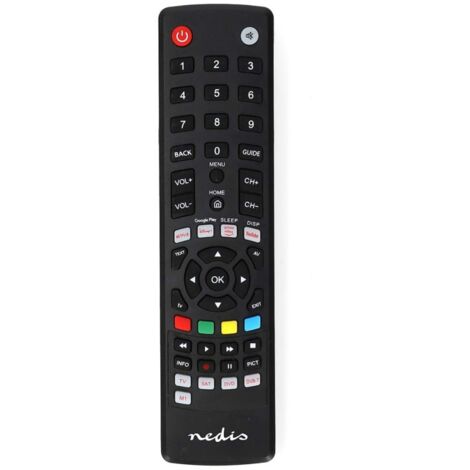 Universal fernbedienung vorprogrammiert 4 gerate amazon prime disney button google play button netflix button youtube button infrarot schwarz (1/3)