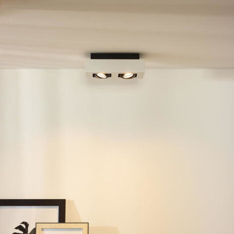 Lucide XIRAX - Deckenstrahler - LED Dim to warm - GU10 - 2x5W 2200K/3000K - Weiß