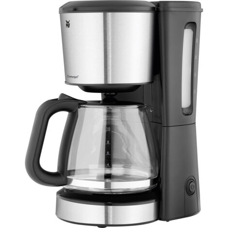 WMF – Kaffeemaschine 10 Tassen – 412250011 – Cromargan® matt – Warmhalteplatte mit Abschaltautomatik – Aromaglaskanne (1/5)