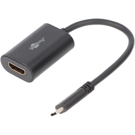 USB-C™-auf-HDMI™-Adapter, USB-C™-Stecker HDMI™-Buchse. Farbversion Schwarz (1/5)