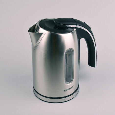 Feel-Maestro MR059 elektrischer Wasserkocher 1,7 L 2000 W Schwarz, Edelstahl (1/5)