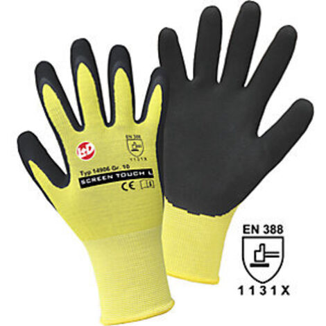 Leipold Doehle SCREEN TOUCH L 14906-7 Nylon Arbeitshandschuh Größe (Handschuhe): 7, S EN 388   CAT I (1/2)