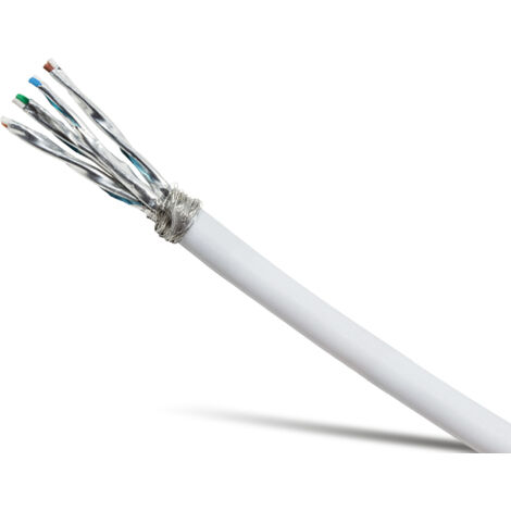 LOGILINK CAT.7 Netzwerkkabel CPV0040, 50 m, weiß