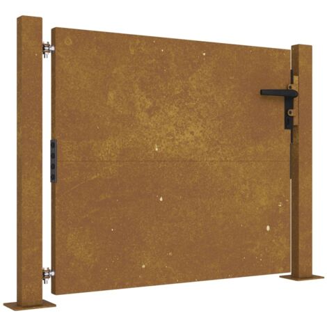 vidaXL Gartentor 105x105 cm Cortenstahl