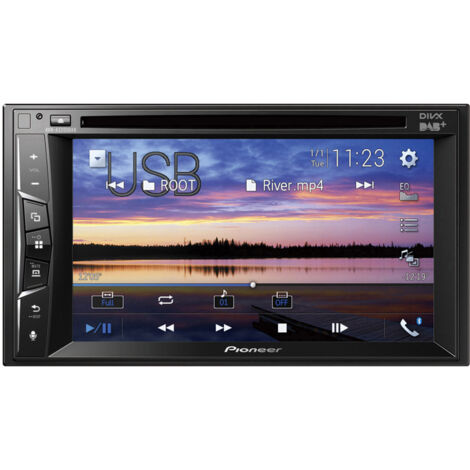 Pioneer AVH-A3200DAB Doppel-DIN Moniceiver DAB+ Tuner, Bluetooth®-Freisprecheinrichtung, Anschluss f