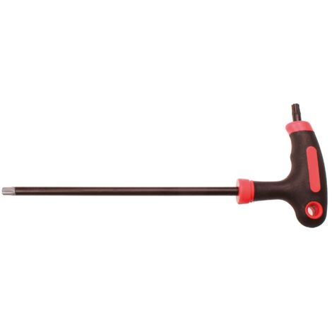 Schraubendreher mit T-Griff und seitlicher Klinge T-Profil (für Torx) mit/ohne Bohrung T15 (1/4)