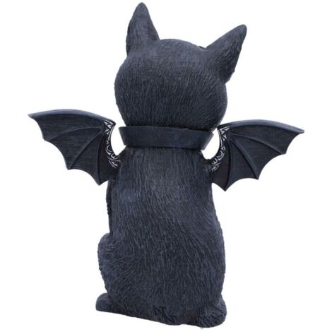 Nemesis Jetzt schwarze Malpuss-Katze mit Flügeln im versteckten Design als Sammelfigur (1/3)
