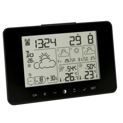 TFA Dostmann  35.1156.01 Funk-Wetterstation Vorhersage für 4 Tage Anzahl Sensoren max. 3 St.