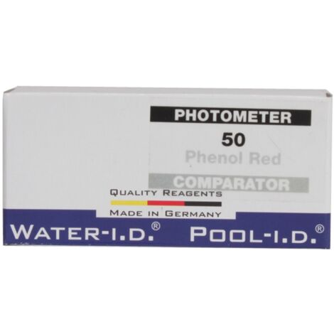 Water ID 50 Tabletten Phenol Rot für PoolLAB Tabletten