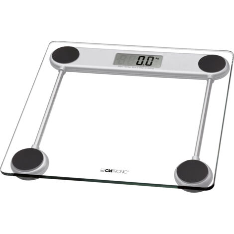 Clatronic PW 3368 Personenwaage digital Wägebereich (max.)=150 kg Glasklar