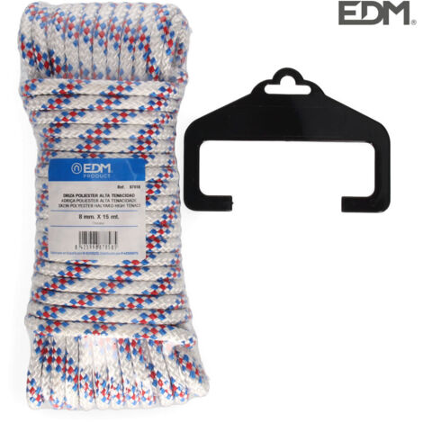 Strang EDM 15 m Polyester-Fall High Tend Tricolor Stärke 8 mm