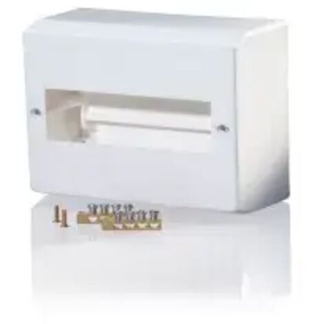 F-Tronic 7260015 KV06K Verteilerschrank Aufputz Anzahl Teilungen = 6 Anzahl Reihen = 1 Inhalt 1 St. (1/2)