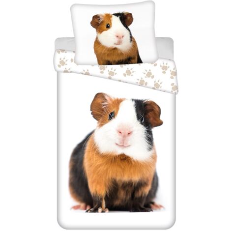 Meerschweinchen Design Bettwäsche aus Baumwolle, 140x200 cm & 70x90 cm (1/5)