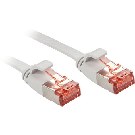 LINDY 47553 RJ45 Netzwerkkabel, Patchkabel CAT 6 U/FTP 3.00 m Grau 1 St.