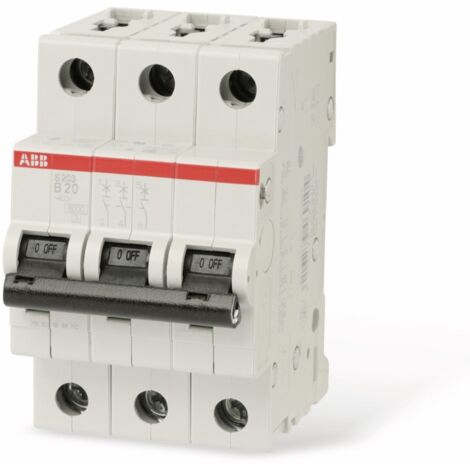 ABB 2CDS253001R0205 S203-B20 Leitungsschutzschalter 3polig 20 A (1/2)