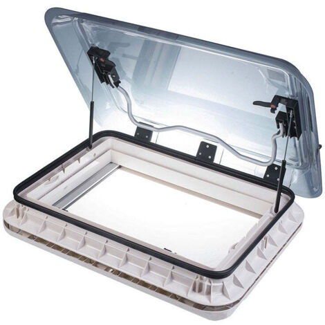Dachluke 700x500 mm ohne permanente beluftung transparente led (1/2)