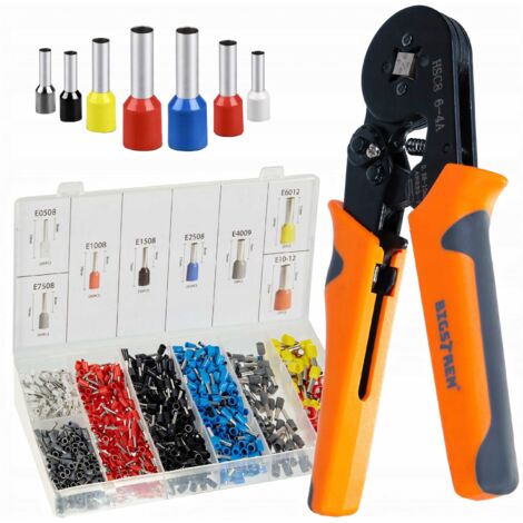 Crimpzange für 0,25-10mm2 Aderendhülsen Bigstreen 22717 (1/5)