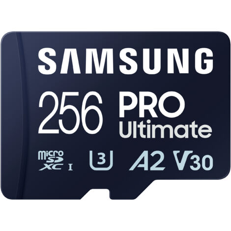 SAMSUNG MicroSDXC-Speicherkarte PRO Ultimate (2023) 256GB inkl. Adapter
