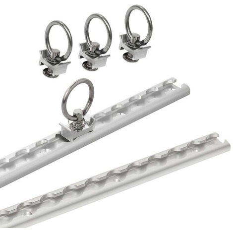 Lastenschienen set aluminium 2x60cm 6 teilig (1/5)