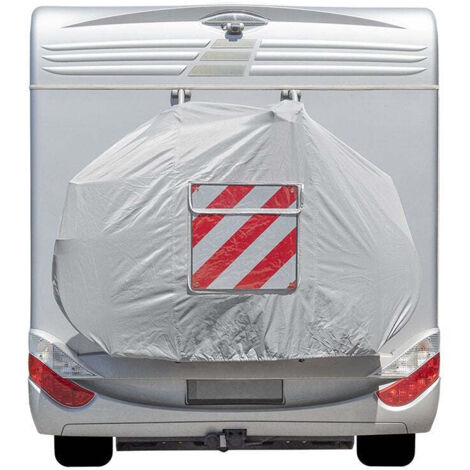 Fahrradabdeckung xl fur 2 fahrrader mit fach fur warnschild ripstop (1/5)
