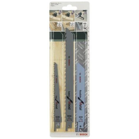 BOSCH Säbelsägeblatt-Set, S 922 EF, S 644 D, S 1111 K