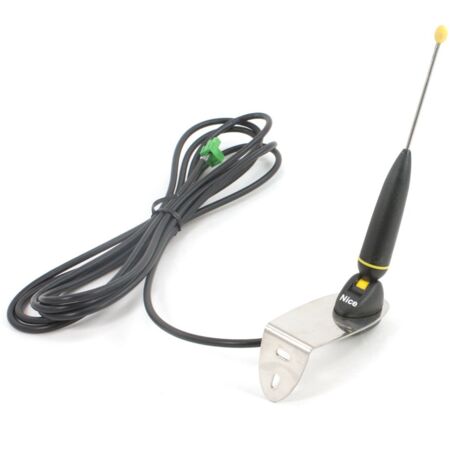 Universelle 433,92-MHz-Wandantenne NICE ABF mit Halterung für die Torautomatisierung (1/4)