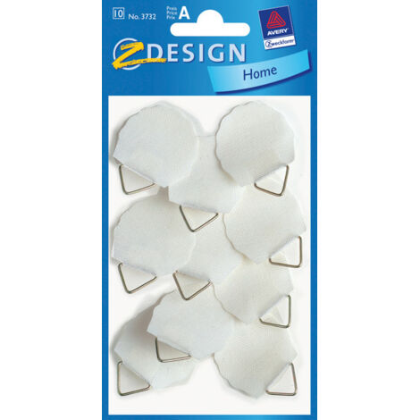 Avery Zweckform Atelier Selbstklebende Tafelanstecker weiße 8 Stück