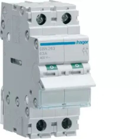 Modularer Lasttrennschalter 63A 2P SBN263