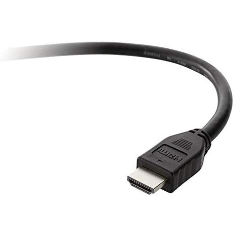 Belkin F3Y017bt3M-BLK - Schwarzes digitales HDMI-Videokabel (1/3)