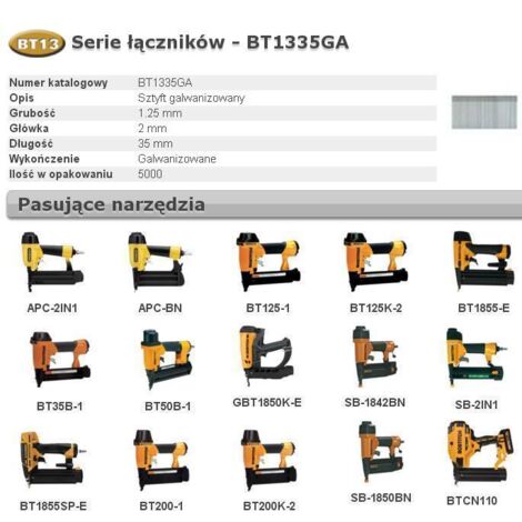Bostitch BOSBT1335GA5 - Nagel