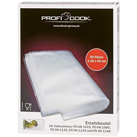 Proficook Vakuumbeutel groß 28x40cm 50 Stück (1/4)