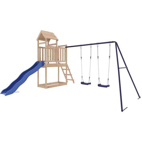 Kinderspielplatz aus massivem Kiefernholz