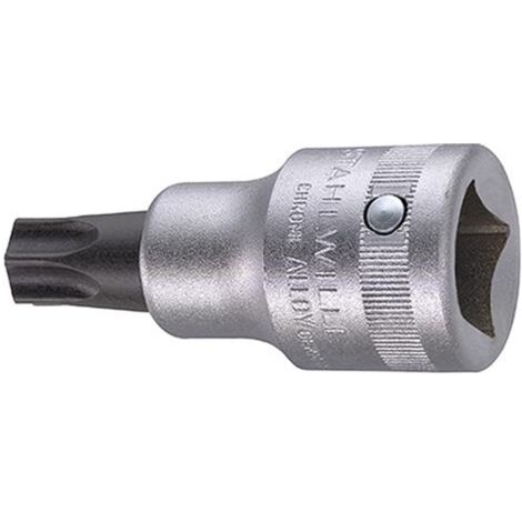 Stahlwille Torx-Nuss T60 3/4" 20 mm mit Schnellwechselmechanismus Chrom (1/3)