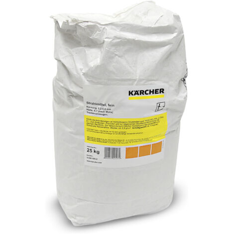 Feinstrahlsack 25kg Körnung 0,2 bis 0,8mm Karcher