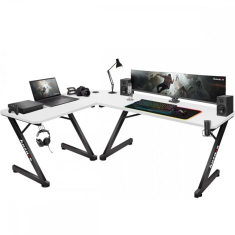 Huzaro Hero 7.0 Weißer Gaming-Schreibtisch (1/5)