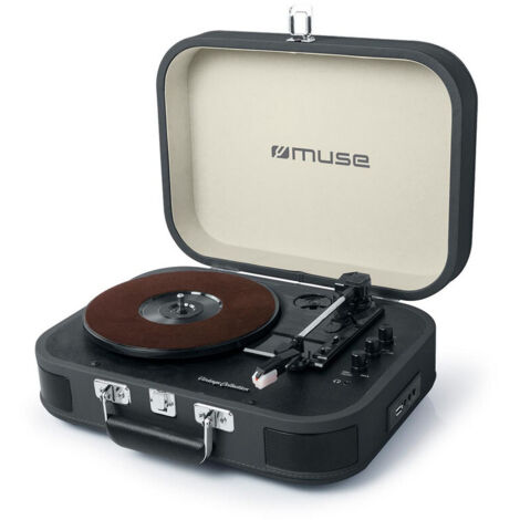 3-gang 33/45 / 78t stereo-vinyl-plattenspieler mit bluetooth - Muse - mt201dg