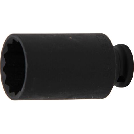BGS Kraft-Steckschlüssel-Einsatz Zwölfkant Antrieb Innenvierkant 12,5 mm (1/2") SW 33 mm - 5339 (1/2)