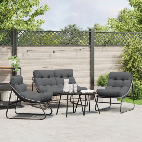 Gartenmöbel vidaxl garden dining set Stahl 3-teilig