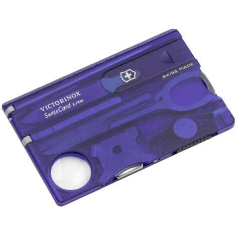 Victorinox SwissCard Lite Multifunktionswerkzeug Blau Kompakt (1/3)