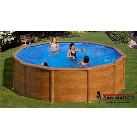 Pool gre-pools pacific Stahl 460x120 cm (1/4)