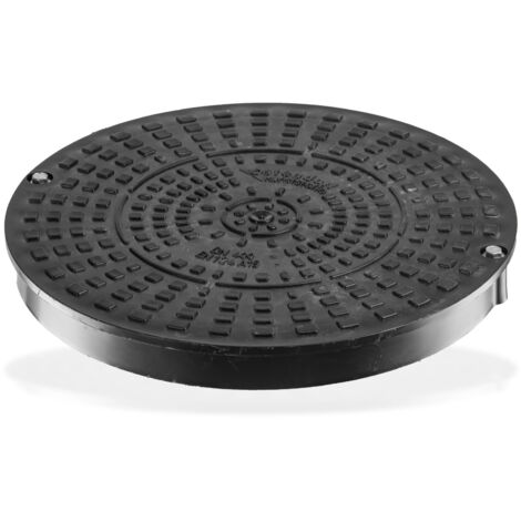 Schachtabdeckung DN 400 A 15 Kunststoff Deckel begehbar Schachtdeckel (1/5)