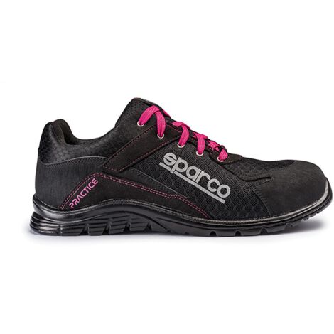 Sicherheitsschuh S24 SPARCO Pratice - Fuchsia-Schwarz - Größe 37 - 07517