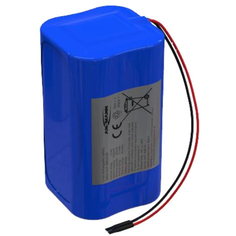 Ansmann 4S1P Akkupack 4x 18650 Kabel Li-Ion 14.4V 2600mAh Block Akkupack 4x Li-Ion 14.4 V 2600 mAh (1/3)