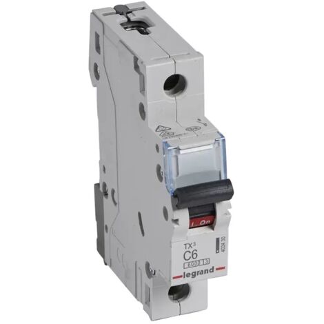 Legrand Leitungsschutzschalter tx3 6A 6000A 1polig (1/2)