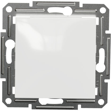 Ein-/Ausschalter Asfora Weiß (RAL 9003) EPH0170121D – 10AX, 250V, Unterputzmontage – VDE zertifiziert, für Hartholz geeignet – Siroflex (1/5)
