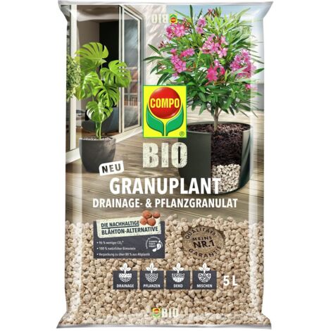 COMPO BIO GRANUPLANT Drainage- und Pflanzgranulat  - 5 Liter