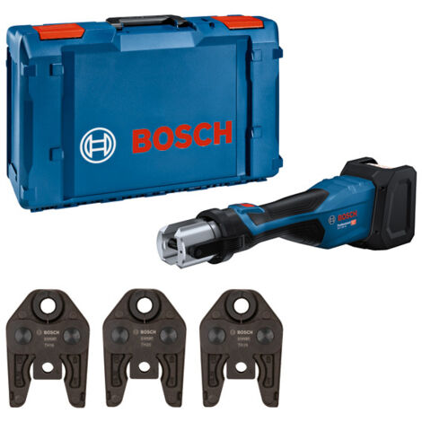 Akku-Crimpwerkzeug Bosch gpt 18v-32 32 kN drehbarer Kopf
