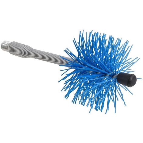 Schornsteinfeger Nylonbürste Flexibler Schaft 80 mm.