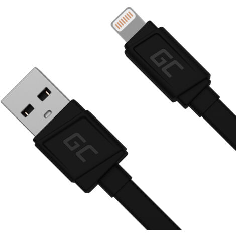 Green cell kabgc02 lightning connector cable 0.25 m schwarz (1/5)
