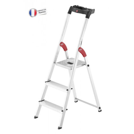 Leiter hailo l60 klappbar 3 rutschfeste stufen